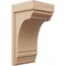 Ekena Millwork 12"W x 12"D x 24"H Wide Warren Rough Cedar Woodgrain TimberThane Corbel, Primed Tan CORUR12X12X24WARRCPR - alternate 1